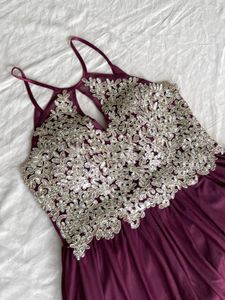 Burgundy Prom/ Bridemaids Dress
