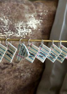 Tiny Note Charm ( Any 1)