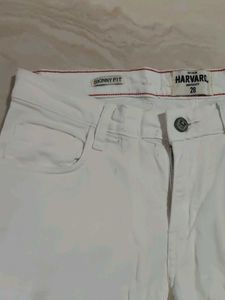Classic White Slim Fit Jeans