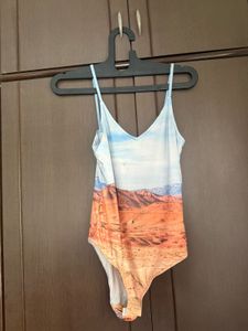 Scenic Print One-Piece Swimsuit