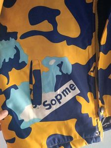 Cool Camo yellow and blue Print Jacket
