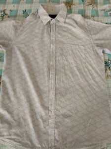White Printed Shirt