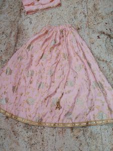 Pink Lehenga for girl baby