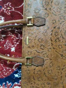Genuine leather Vintage Embossed Hidesign bag