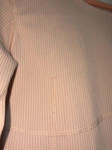 H&amp;M Ribbed Long Sleeve Bodysuit