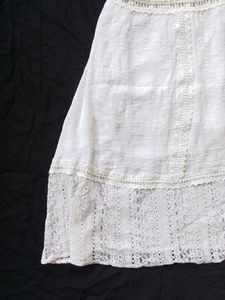 White Flared Dress