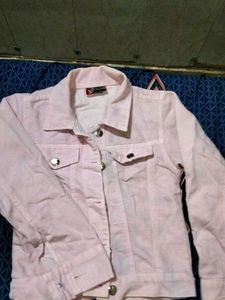 Pink Denim Jacket