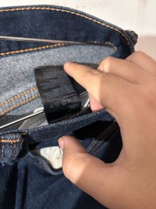 Men's Dark Wash Denim Jeans