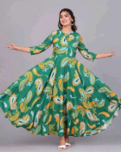 💚🧡Full Ghera Kurta