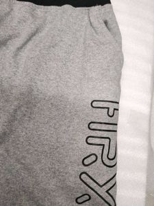 HRX Grey Casual Shorts with Black Stripes