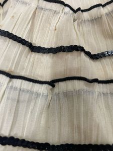 Tiered Ruffle Skirt with Sequins