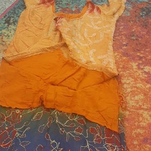 pure chiffon long top