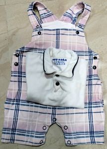 Beby Boy Cute Dungree With White Shirt🤍