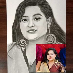 Handmade Pencil Sketch Portrait