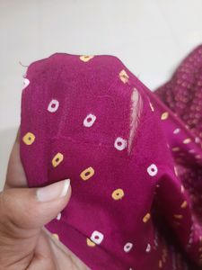 Silk Bandhani Saree