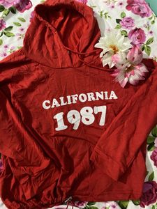 Red California 1987 Hoodie