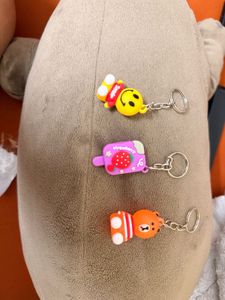 Cute Charms Keychain Set of 3