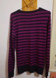 Striped Long Sleeve Sweater