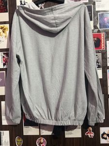 Grey Zip-Up Hoodie
