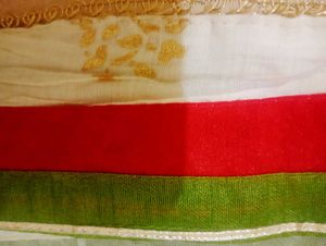 Handloom Chanderi Embroidery Net Dupatta