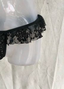 Sheer Lace Trimmed Panty