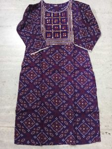 Rajasthani Bandhej Kurti In Sale For Summer