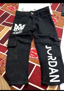 Babyboy White Shirt and Black Jeans Combo