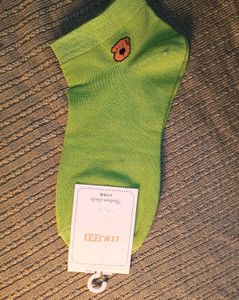 Cute Green Ankle Socks