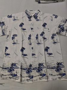 Men's Tropical Shirt and Shorts Set