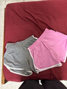 2 Pairs of Women's Dolphin Shorts