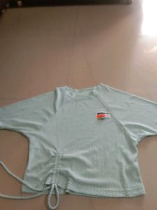 Cute Pastel Blue Tunic Top