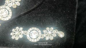 Stunning CZ Stone Necklace &amp; Earring Set