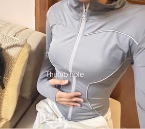 Gray Zip-Up Athletic Jacket