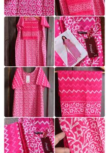 Pranjul Duppata Nighty- XXL, New
