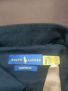 Ralph Lauren Black Button-Down Shirt