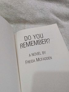 Do You Remember? by Freida McFadden