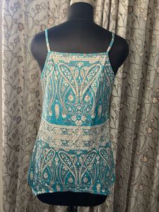 Bohemian Print Spaghetti Strap Top