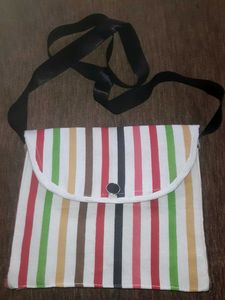 Striped Crossbody Bag ,New Without Tag