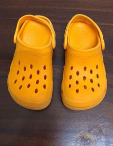 M&S Kids Orange Crocs Style Clogs