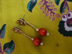 Handmade Wooden Earrings
