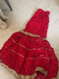 Red Kurta Set with Dupatta