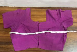 Purple Cotton Blouse