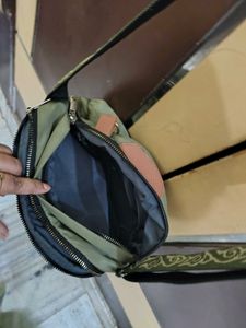 Stylish Olive Green Crossbody Bag