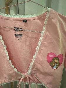 Pink Bratz Cropped Cardigan