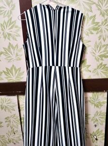 🌚Madame Chic Striped Jumpsuit Dress🌚