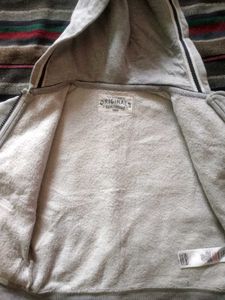 Unisex Cozy Grey Zip-Up Hoodie