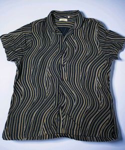 Men's Striped Short Sleeve Shirt