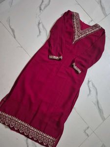 Elegant Embroidered Kurta
