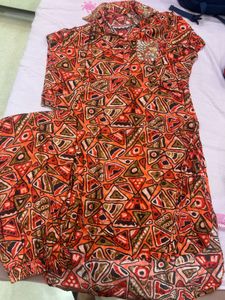 Vibrant Geometric Print cord set