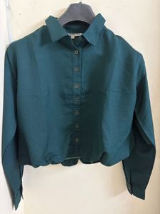 stylish Dark green casual shirt -Roadster